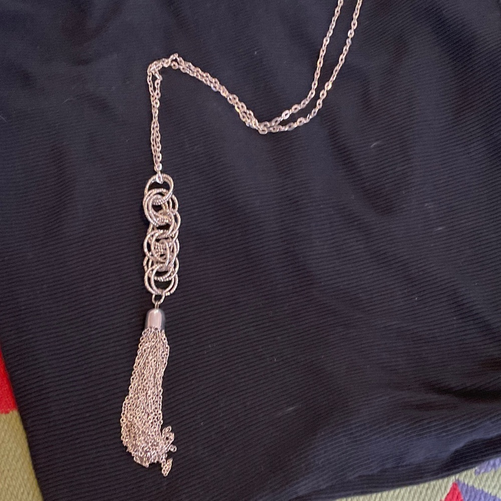 New York & Company Silver Chain Necklace